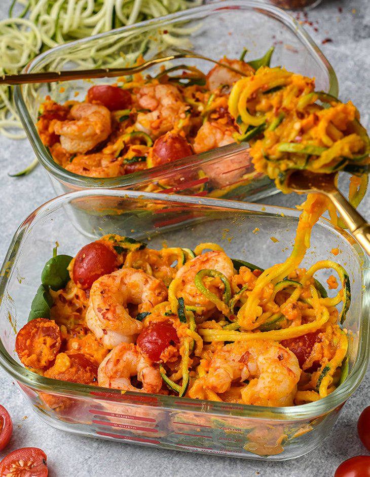 LOOKING FOR MEAL PREP IDEAS? THIS LOW-CARB PASTA MEAL PREP RECIPE IS FOR YOU