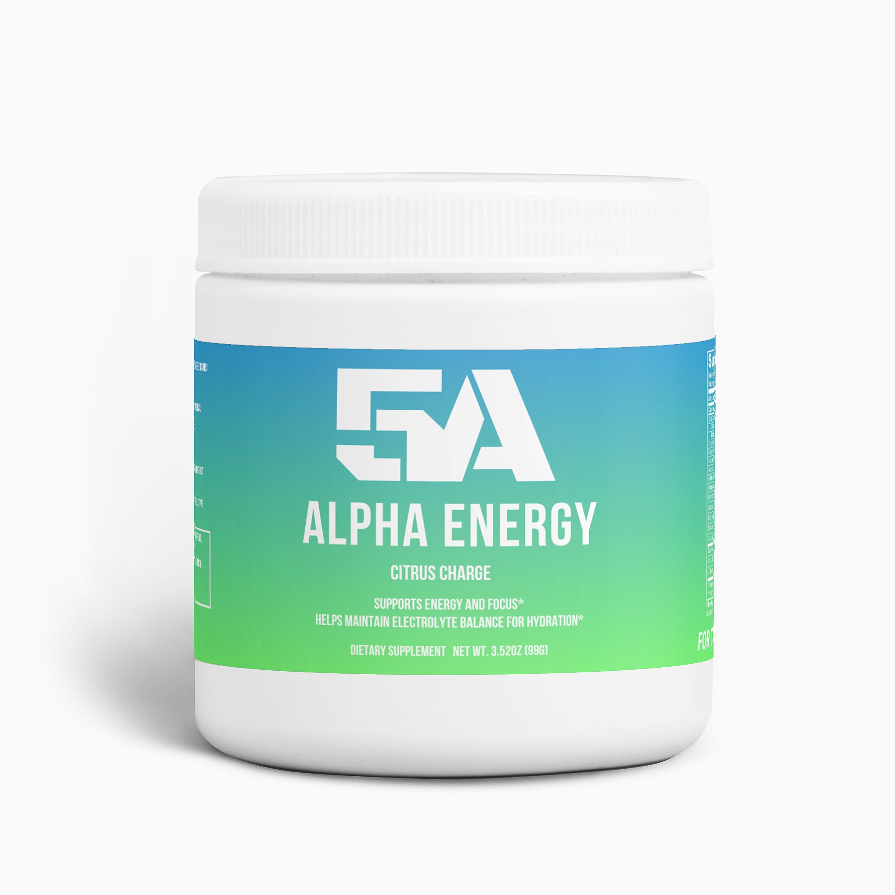 ALPHA Energy Powder (Citrus Charge Flavor)