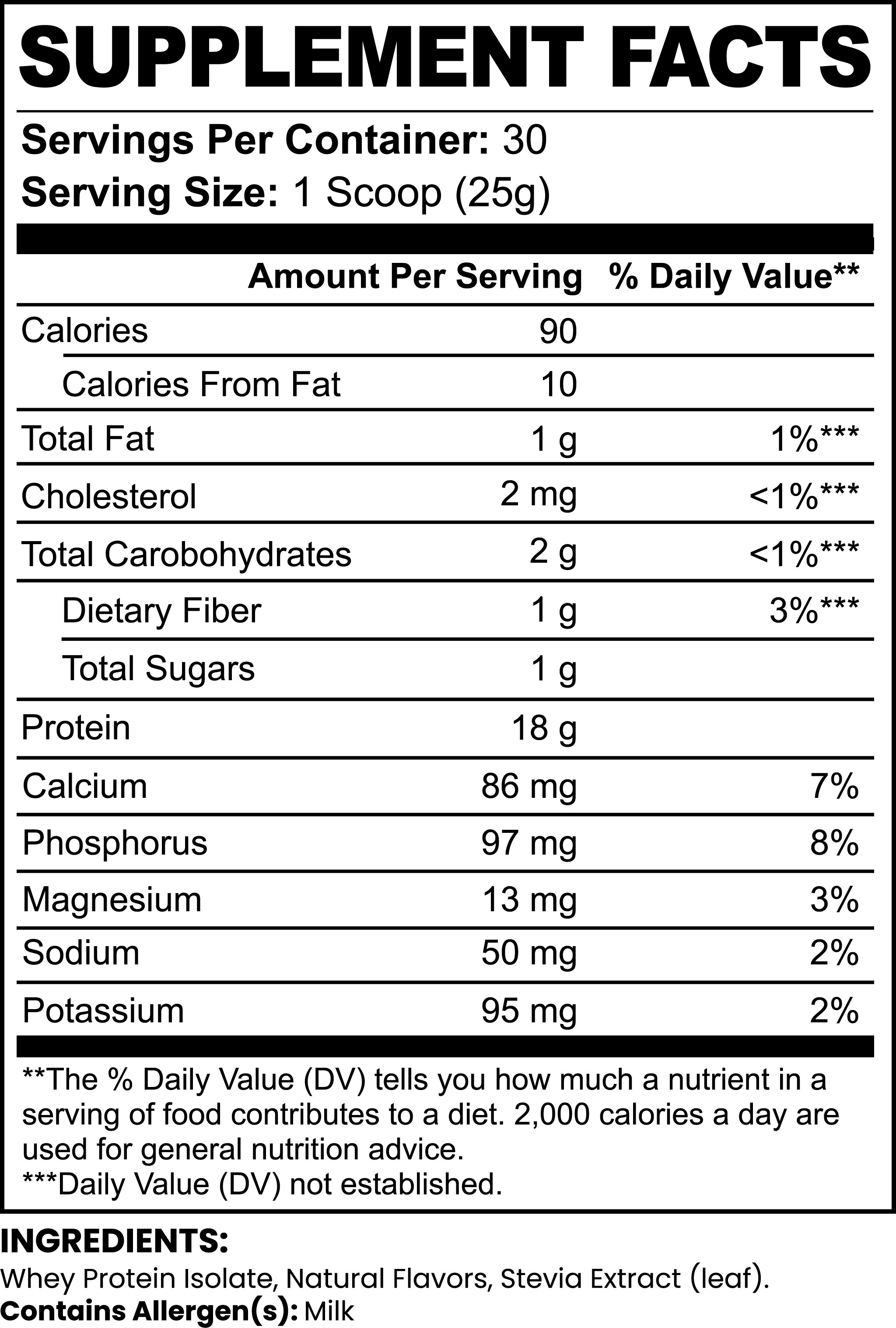 ALPHA WHEY PROTEIN ISOLATE (CHOCOLATE)