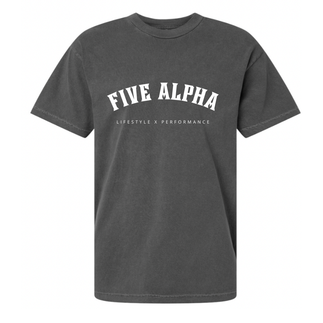 CLASSIC OVERSIZED TEE-CHARCOAL