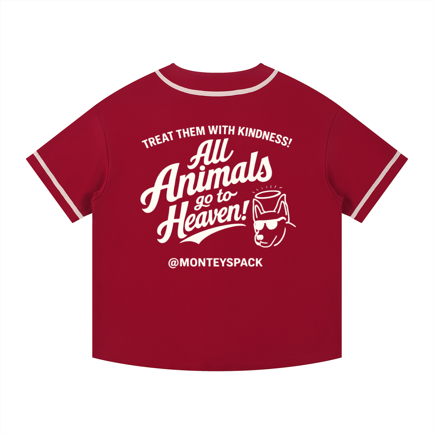 "ALL ANIMALS GO TO HEAVEN" JERSEY