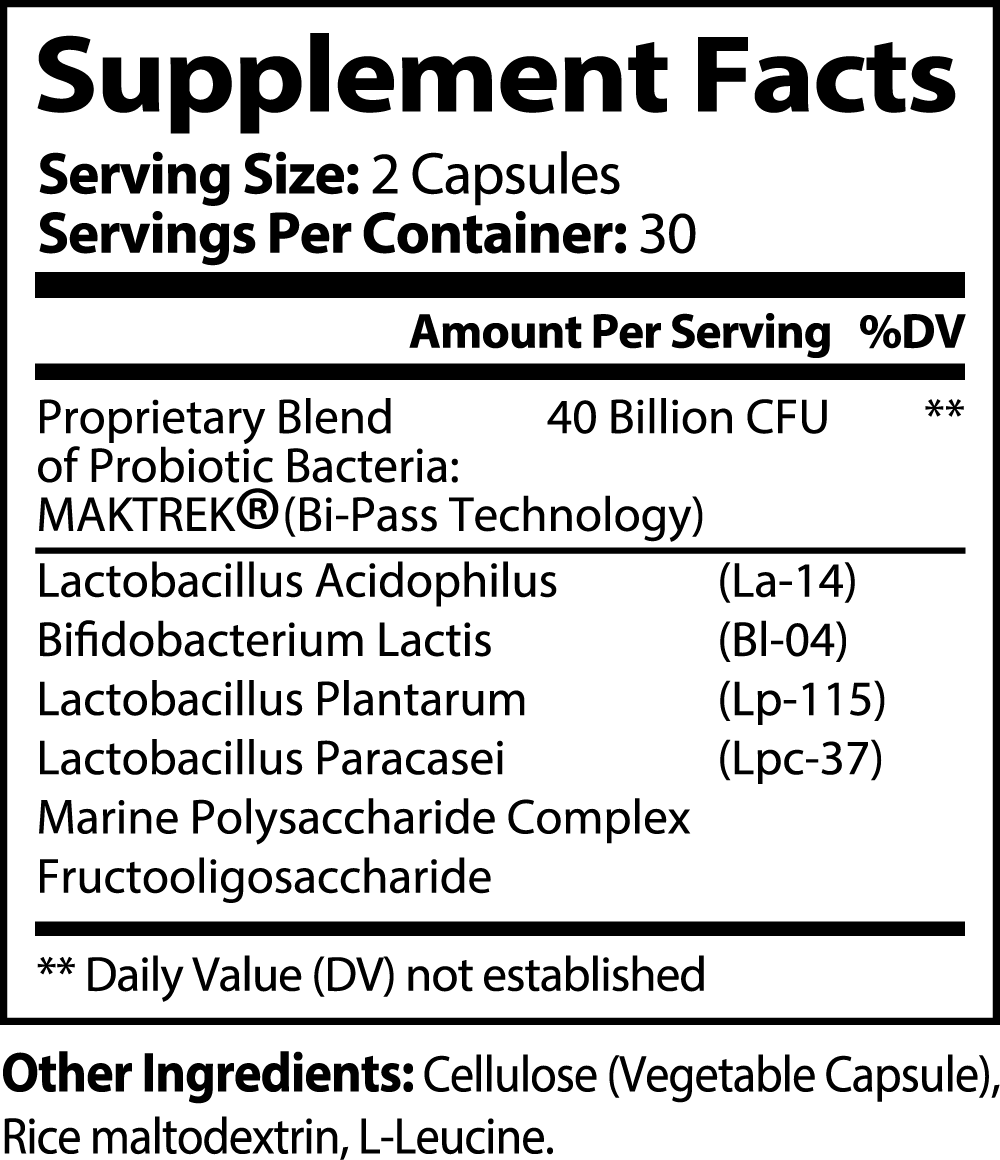 ALPHA Probiotic 40 Billion with Prebiotics