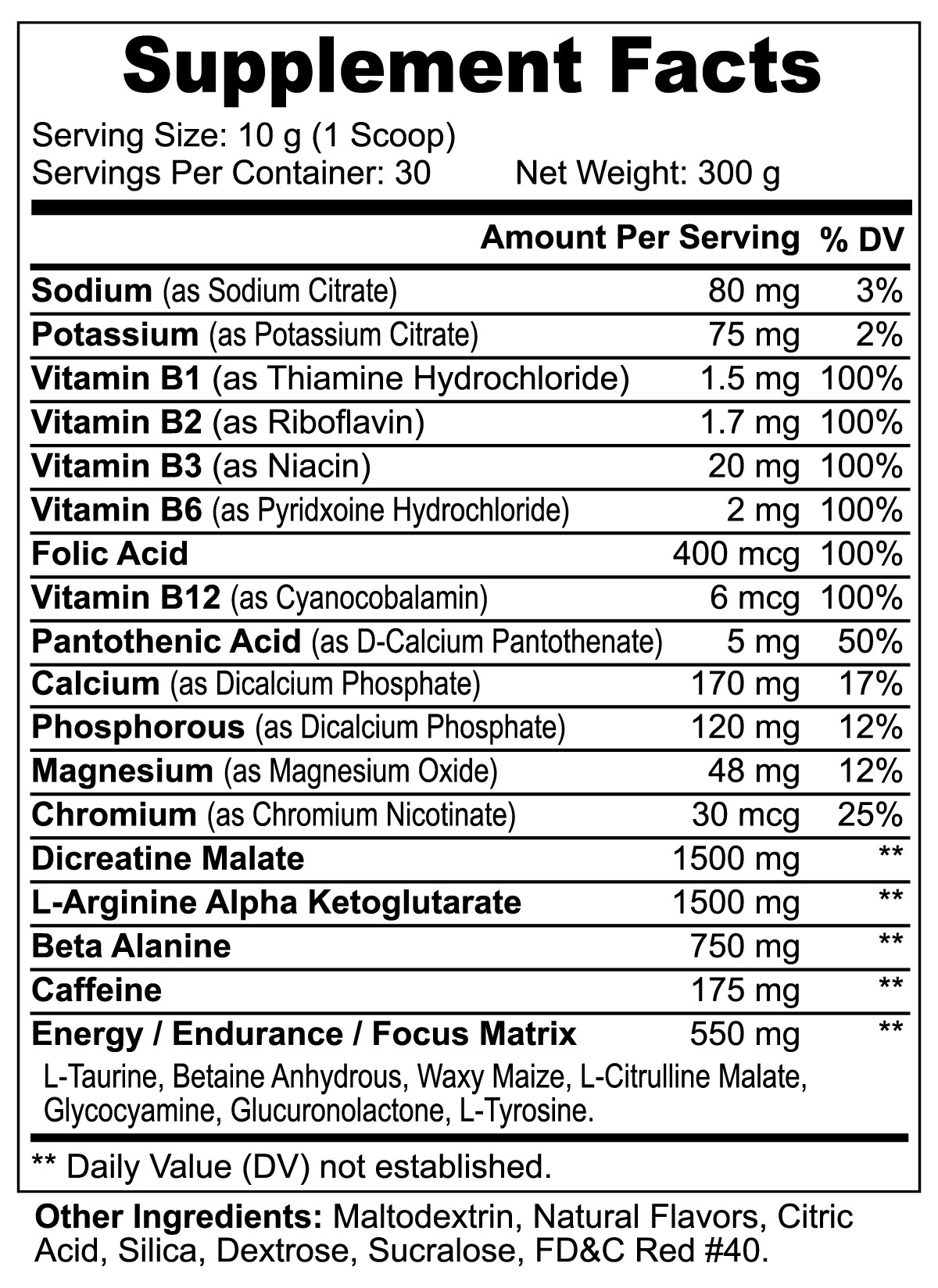 ALPHA Ignite Pre Workout