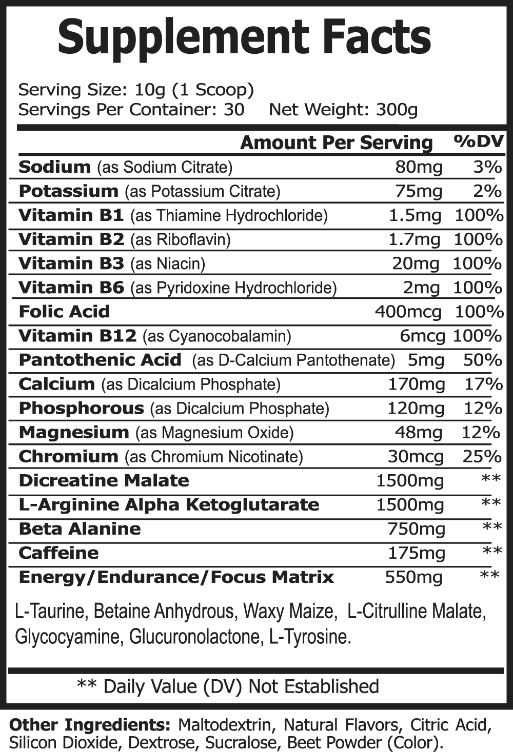 ALPHA Ignite Pre Workout