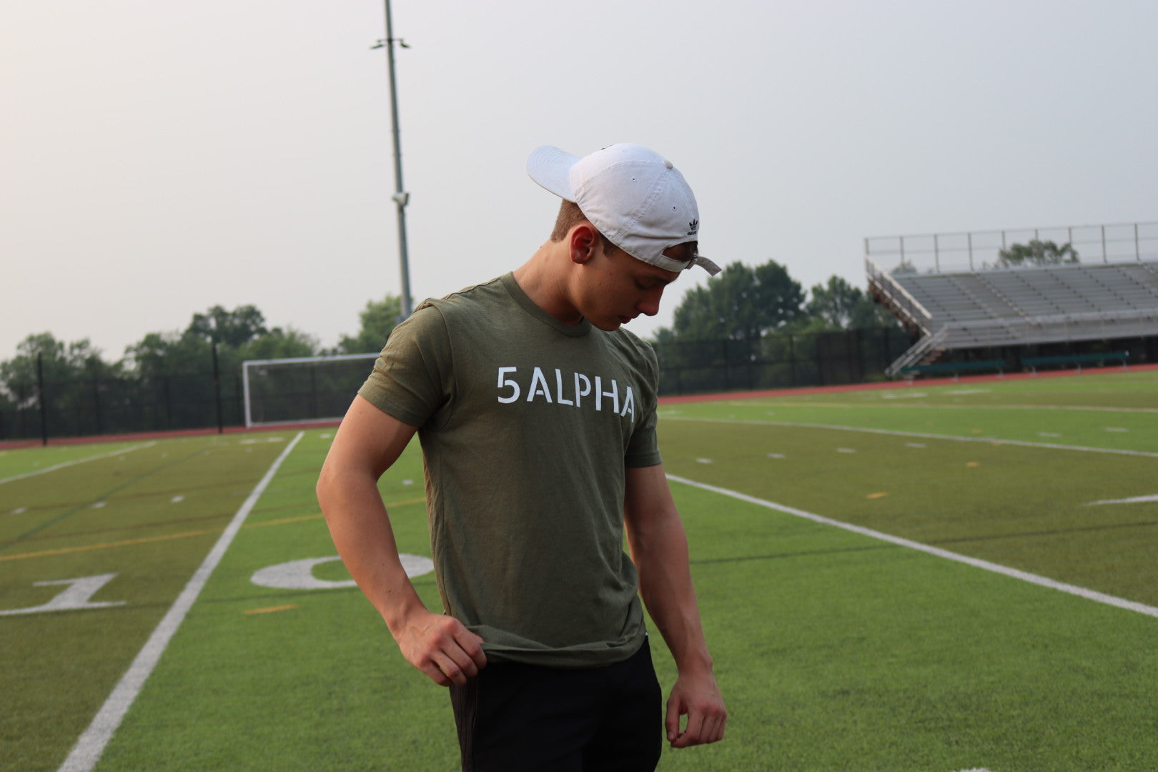 OG 5ALPHA- ARMY GREEN/WHITE
