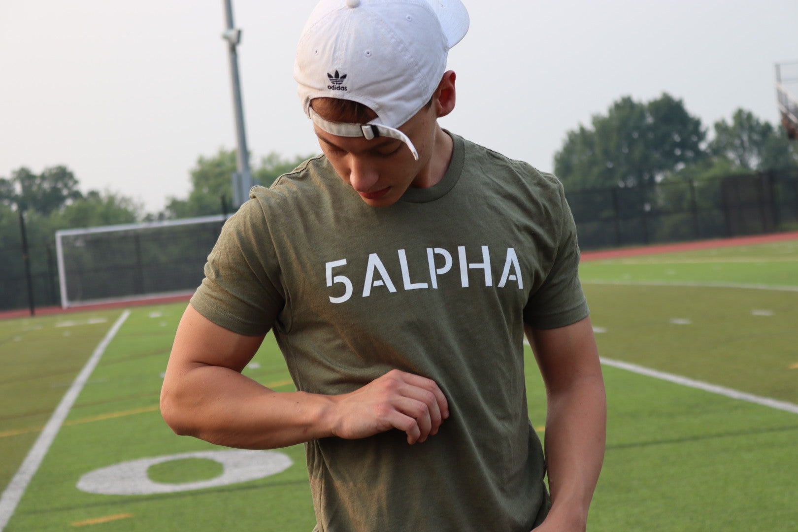 OG 5ALPHA- ARMY GREEN/WHITE