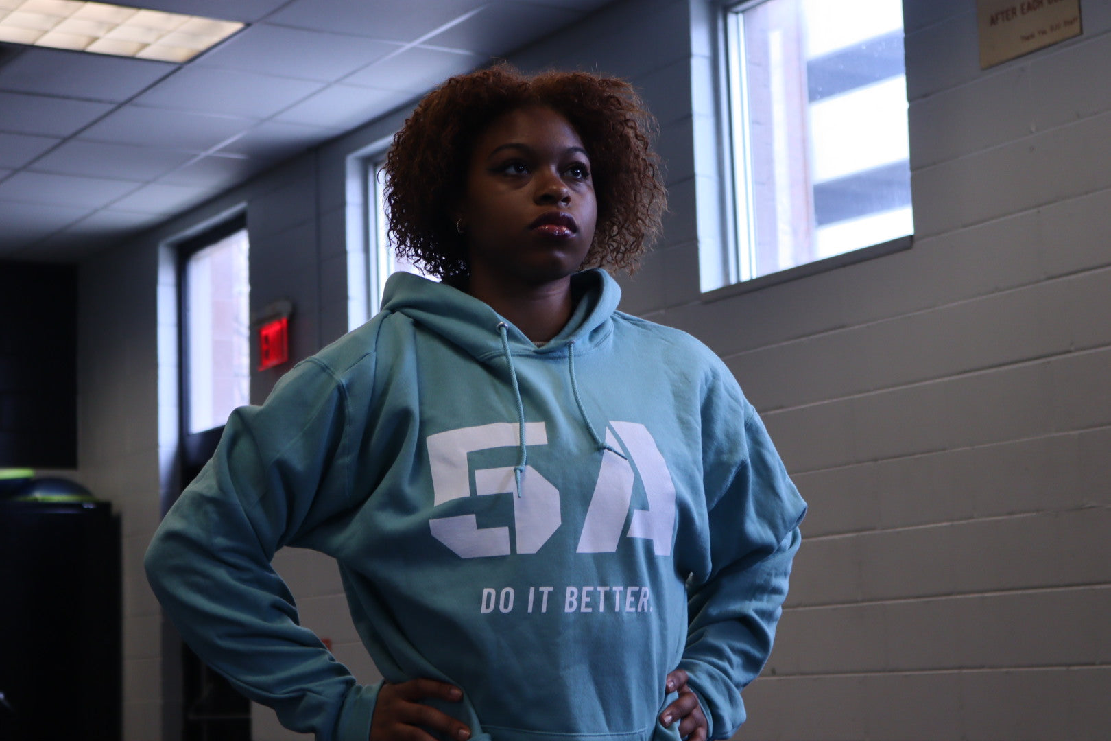 OG ALPHA HOODIE- SEAFOAM