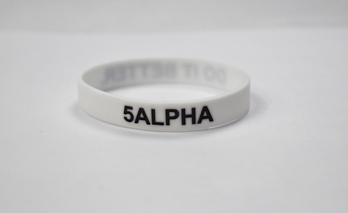 5ALPHA BAND- WHITE
